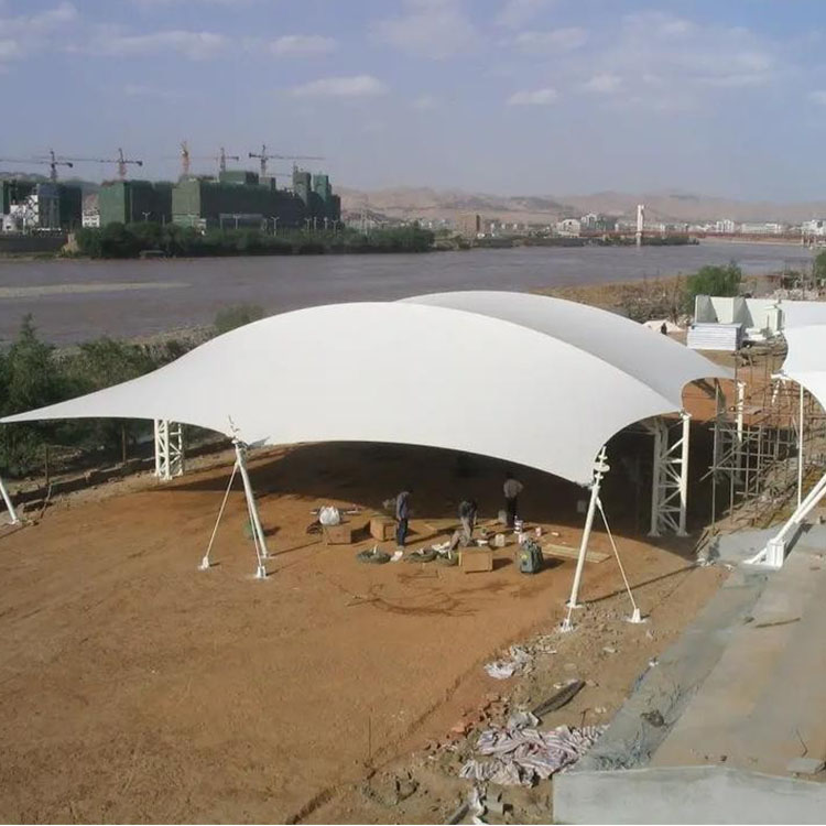 儋州膜结构汽车棚